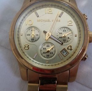 Michel Kors Stainless Steel gold-plated watch